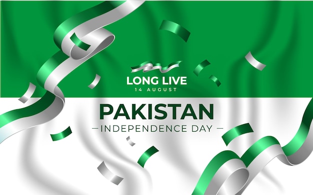 Pakistan nationale feestdag banner Pakistan onafhankelijkheidsdag Pakistan Vlag kaart amp mensen