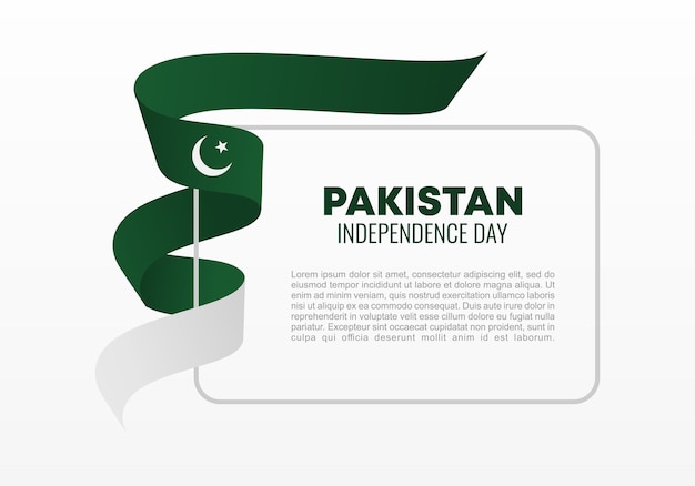 Pakistan onafhankelijkheidsdag achtergrond banner poster voor nationale viering op 14 augustus