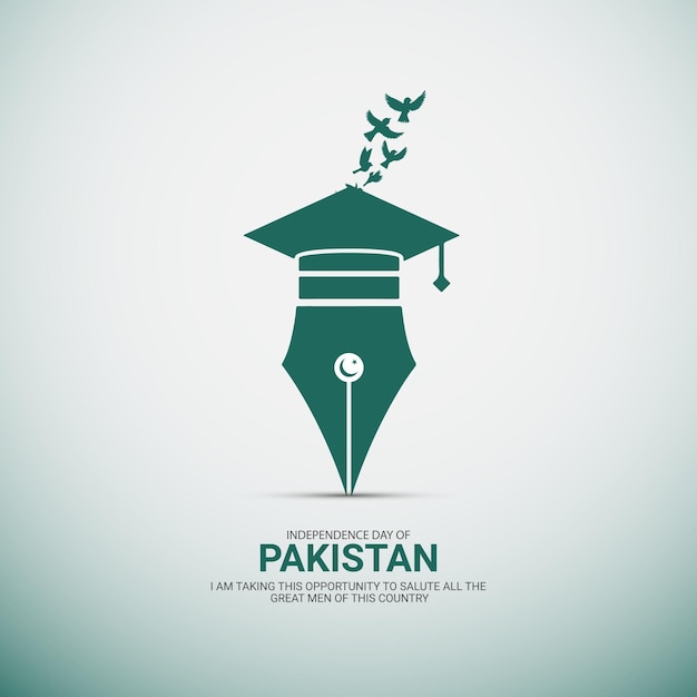 Pakistan Onafhankelijkheidsdag, creatief ontwerp voor spandoek, poster vectorkunst