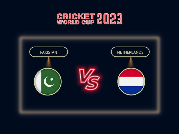 Pakistan vs Netherlands cricket world cup schedule Design 2023