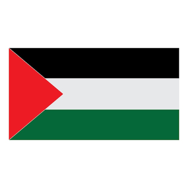 Palestina vlag pictogram vector illustratie ontwerp