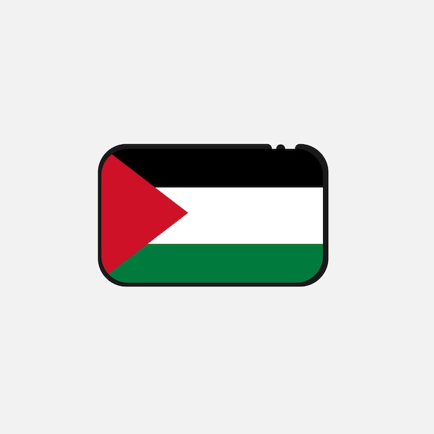 Palestina vlag pictogram vector