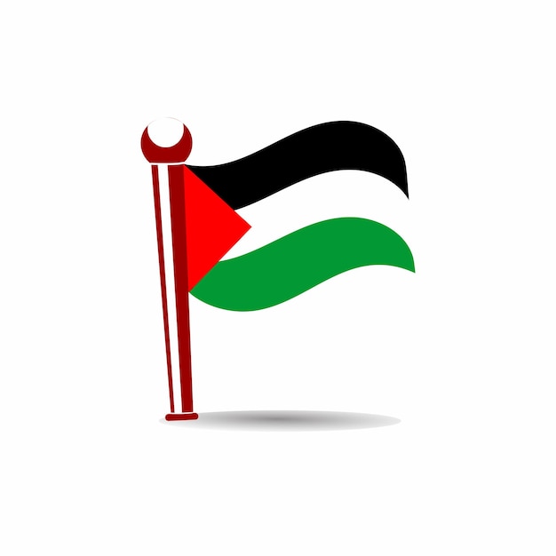 Palestina vlag vector ontwerp