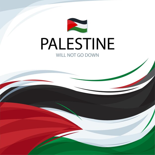 Vettore sfondamento in palestina