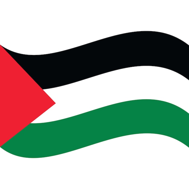 Palestine country flag vector illustration