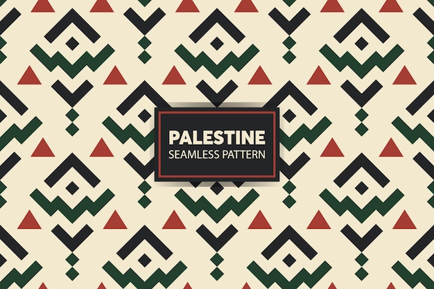 Palestine seamless pattern