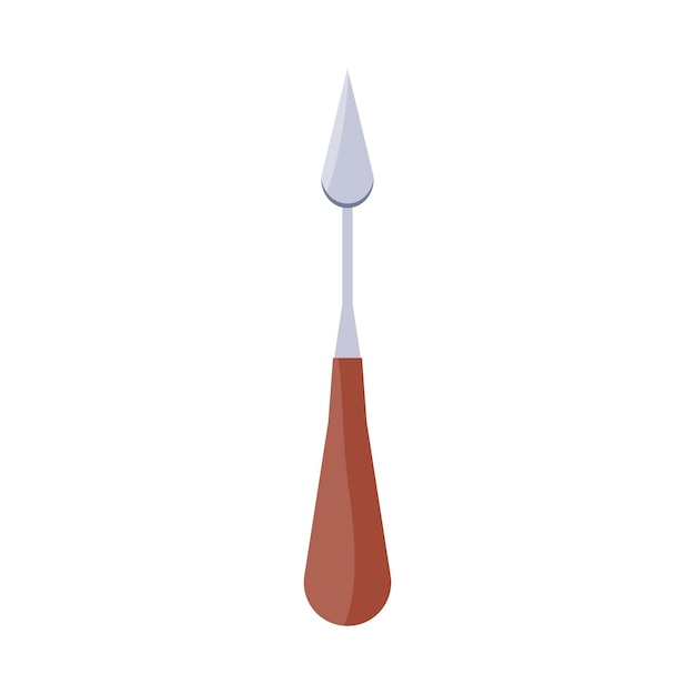 palette knife with wooden handle painting equipment