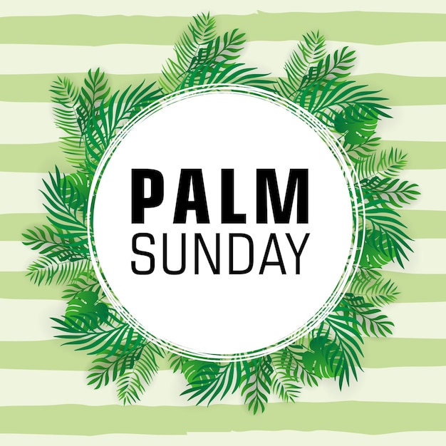 Vettore domenica delle palme fondo vettore della domenica delle palme carta della domenica delle palme vettore della settimana santa