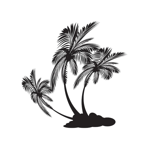 Premium Vector | Palm tree logo vector template symbol design