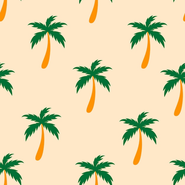 Palm tree seamless pattern