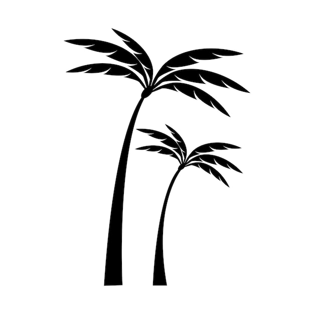 Летний логотип пальмы