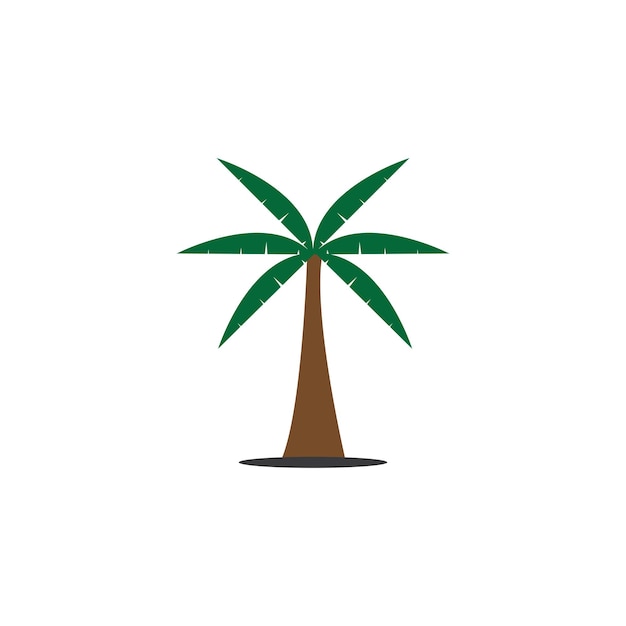 Palm tree summer logo