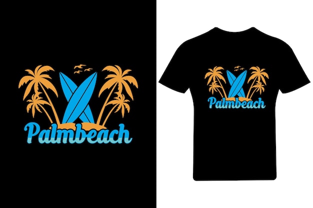 Palmbeach T Shirt Design,