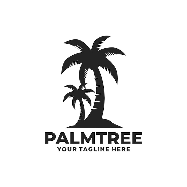 Vector palmboom logo