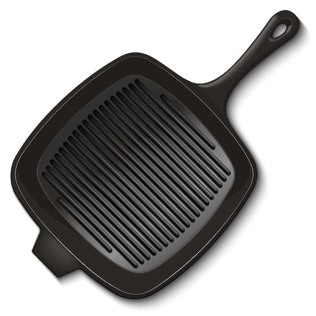 Vector pan grill voor uw ontwerp