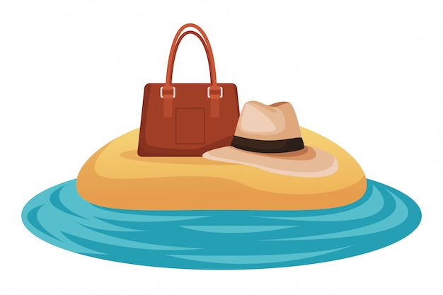 Панама шляпа и сумка