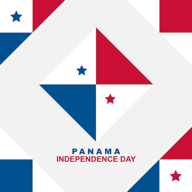 Panama independence day background