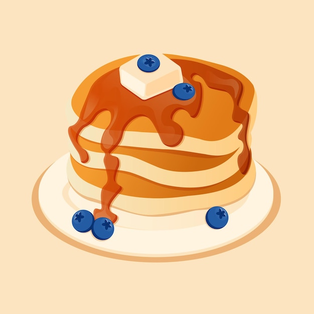 Pancake blueberry