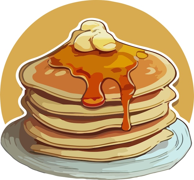 Pancake vector illustration