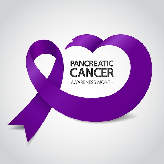 Consapevolezza del cancro al pancreas. nastro