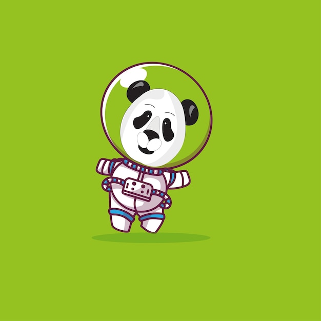 Panda-astronaut