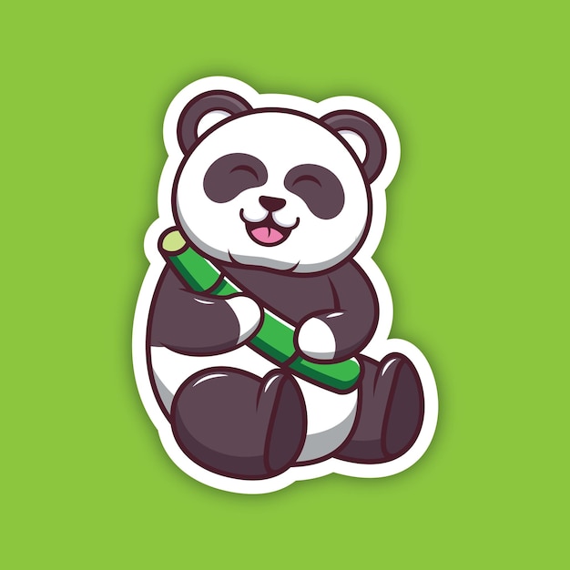 Vector panda cartoon afbeelding