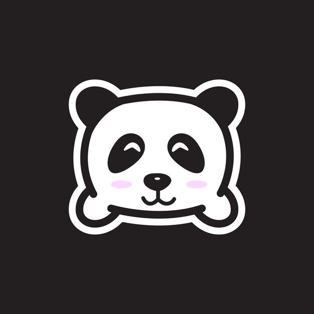 Panda character cartoon vector illustration isolated on premium vector