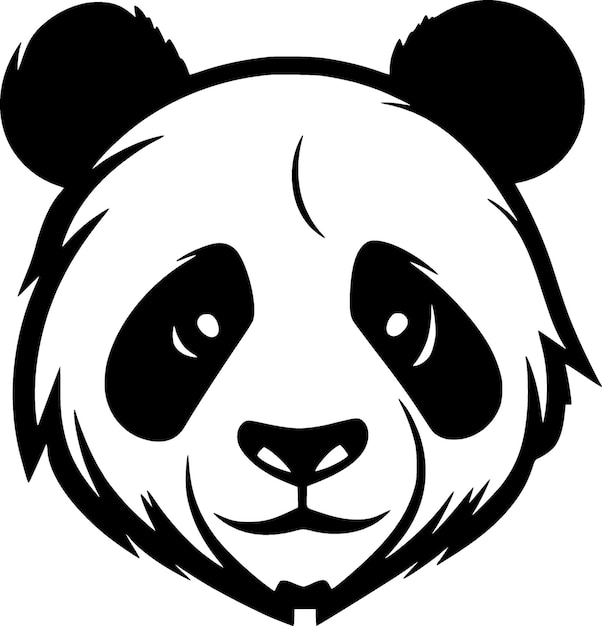 Panda High Quality Vector Logo Векторная иллюстрация идеально подходит для Tshirt графики