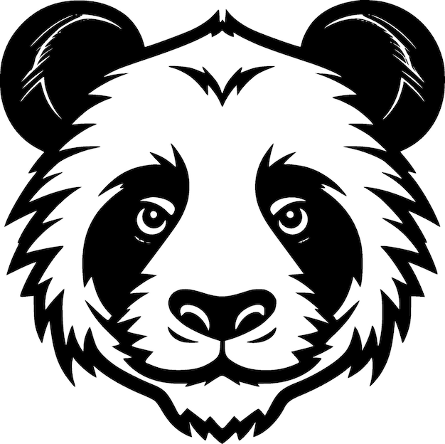 Panda High Quality Vector Logo Vector illustration ideal for Tshirt graphic