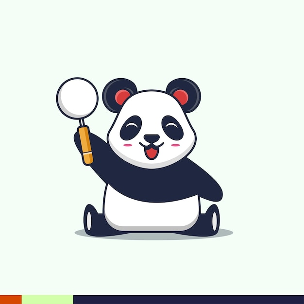 panda illustratie