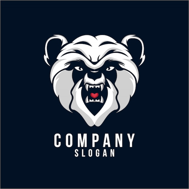 дизайн логотипа панды