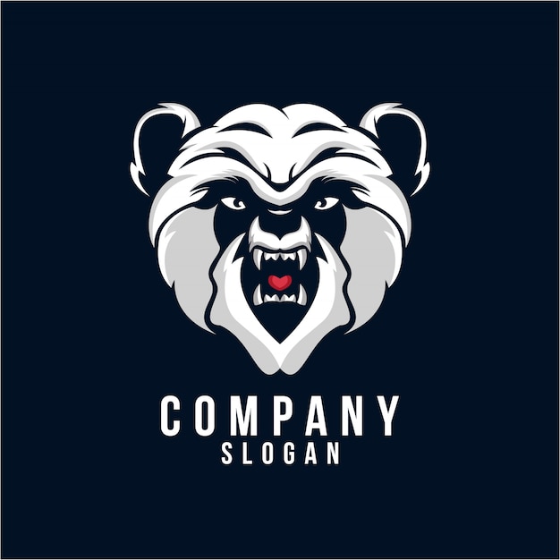 panda logo design