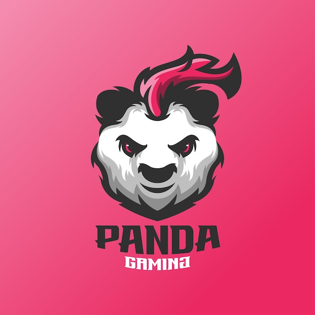 panda logo for gaming sport