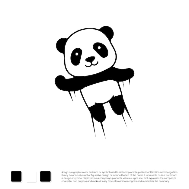 Premium Vector | Panda logo icon panda logo logo icon .