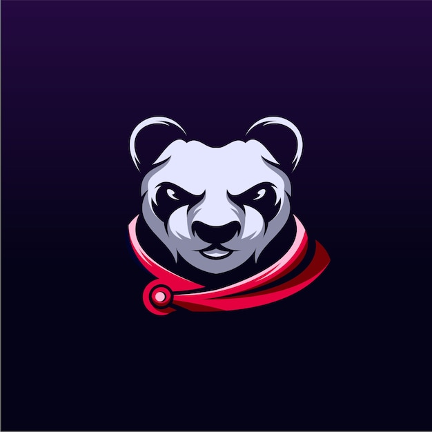 Vector panda logo ontwerp