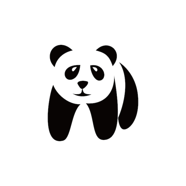 panda-logo sjabloon. wild dier pictogram, teken en symbool