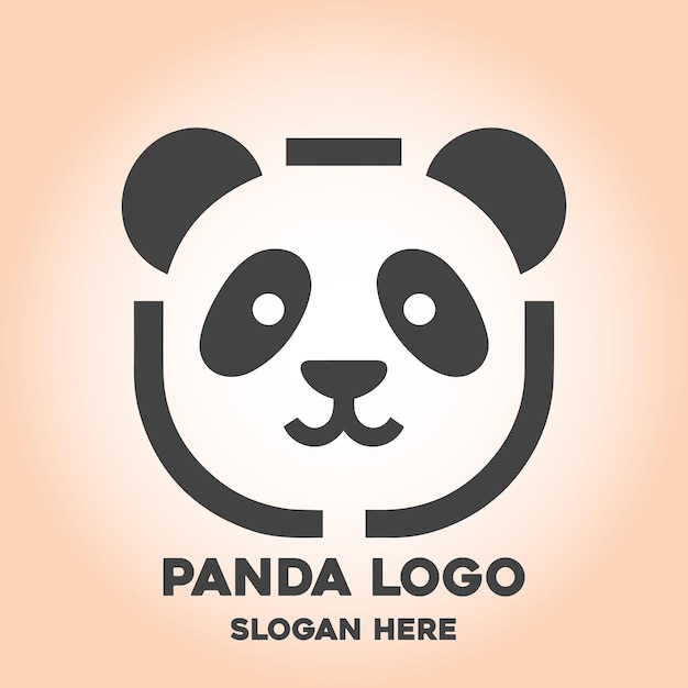 Вектор panda logo