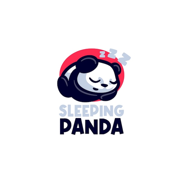 Panda Mascot logo Template