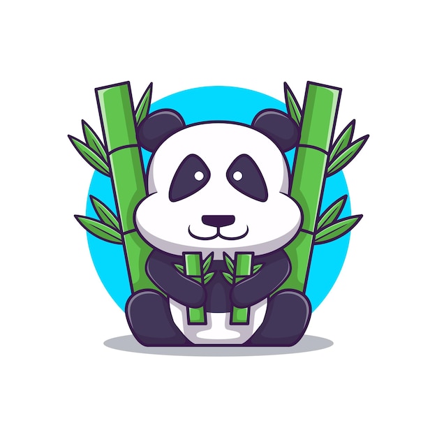 panda mascot logo