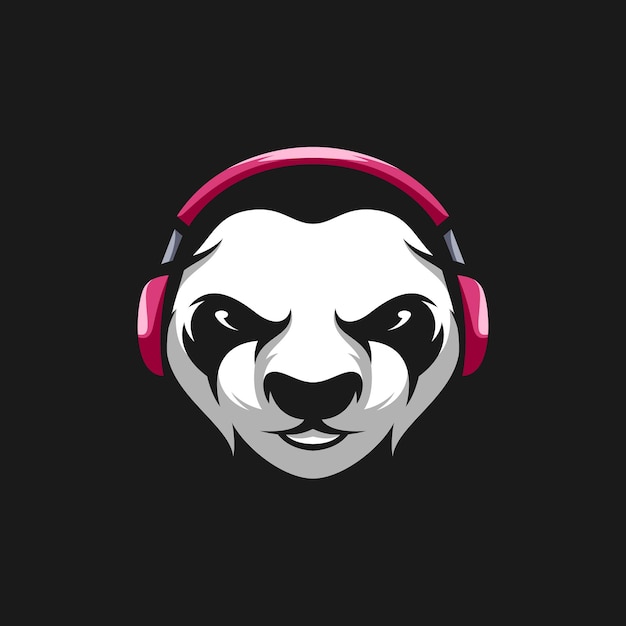 Panda mascotte ontwerp