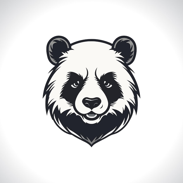 Panda mascotte Panda hoofd mascotte Panda Logo ontwerp