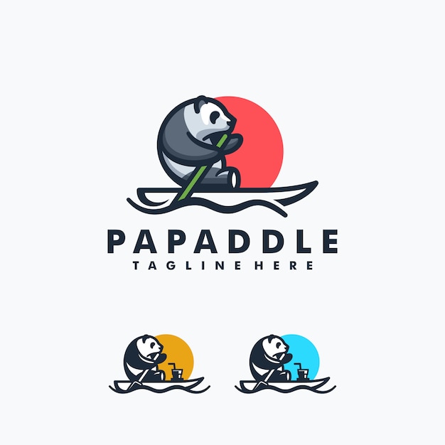 Концепция дизайна panda paddle