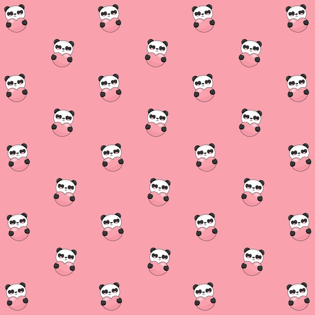 Vettore disegno di panda