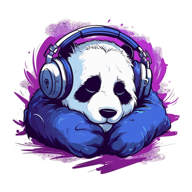 Векторная иллюстрация Panda