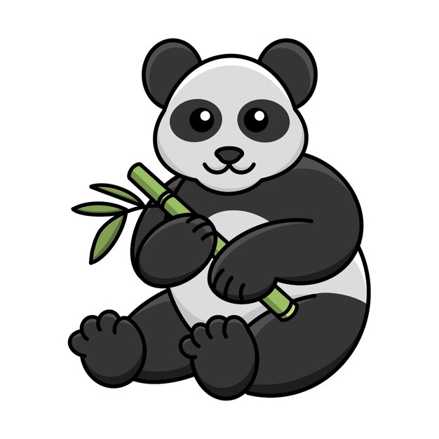 Vector panda-vectorillustratie