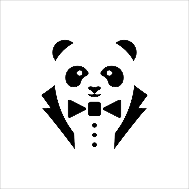 Vector panda werk-logo