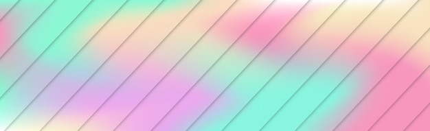 Panoramic abstract web background colorful gradient Vector