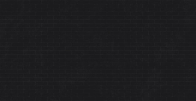 Panoramic dark background texture smooth brickwork vector