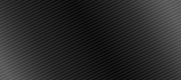 Panoramic dark carbon fiber texture with highlights Vector