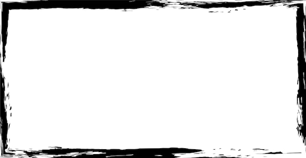 Vettore sfondo panoramico grunge cornici in bianco e nero illustrazione vettoriale